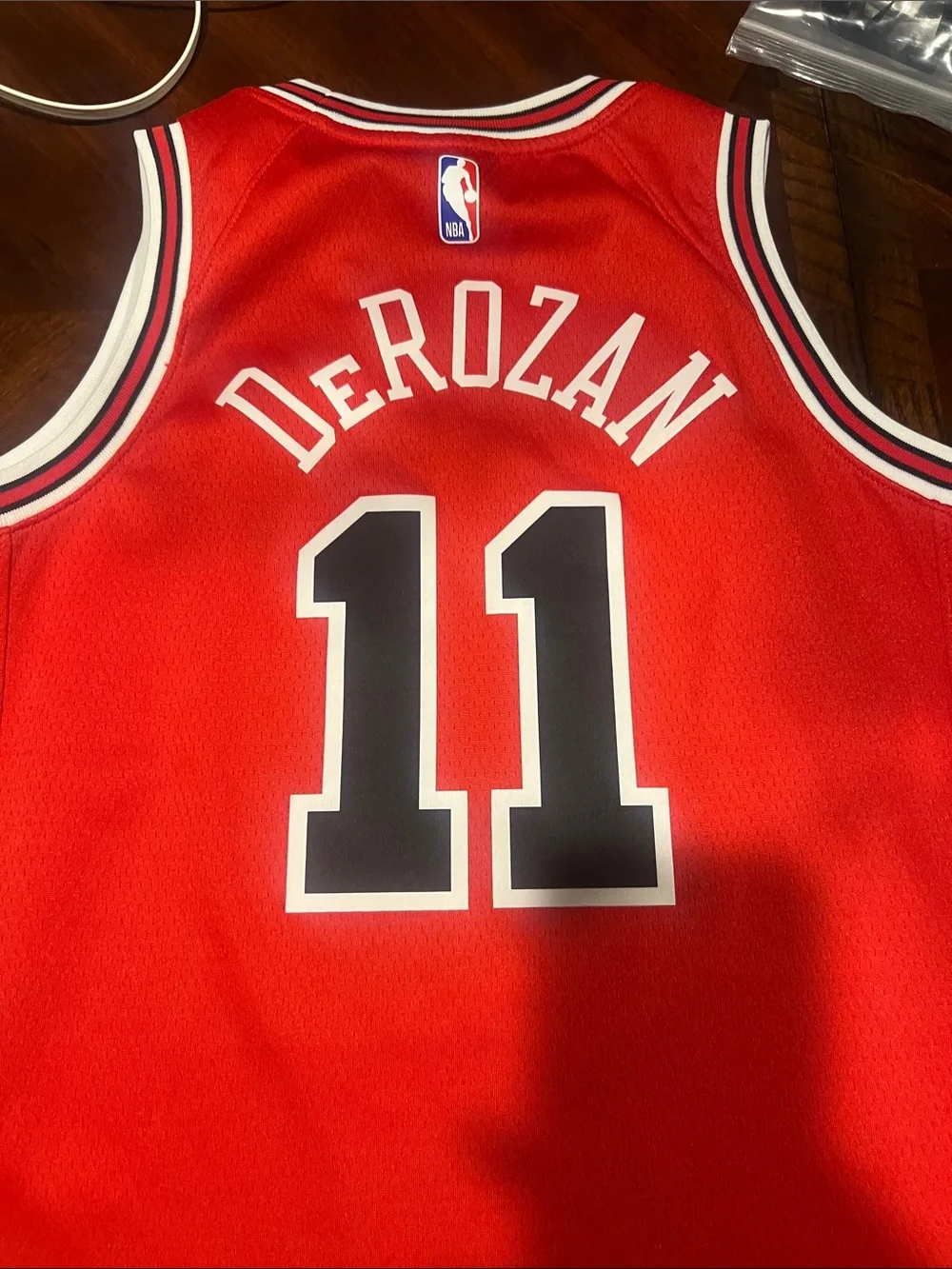 Nike Red Chicago Bulls #11 Basketball Jersey